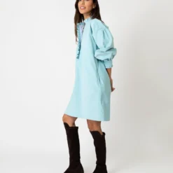 Adaline Dress In Skyline Stretch Cord -Modezzia Sales S64883 2