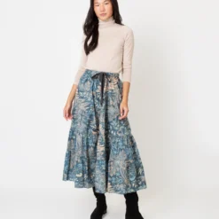 ULLA JOHNSON Makana Skirt In Waimea 9 ULLA JOHNSON Makana Skirt In Waimea -Modezzia Sales S65044 1
