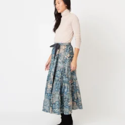 ULLA JOHNSON Makana Skirt In Waimea 10 ULLA JOHNSON Makana Skirt In Waimea -Modezzia Sales S65044 2