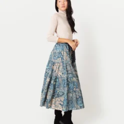 ULLA JOHNSON Makana Skirt In Waimea 12 ULLA JOHNSON Makana Skirt In Waimea -Modezzia Sales S65044 4