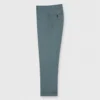 Basic Dress Trouser In Blue Sage Wool Hopsack 2 Basic Dress Trouser In Blue Sage Wool Hopsack -Modezzia Sales S65651 2