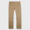 Garment-Dyed Sport Trouser In Khaki High Ridge Twill -Modezzia Sales S65950 1