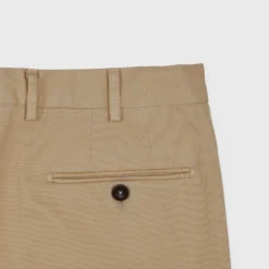 Garment-Dyed Sport Trouser In Khaki High Ridge Twill -Modezzia Sales S65950 3