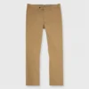 Garment-Dyed Sport Trouser In British Khaki High Ridge Twill -Modezzia Sales S65951 2