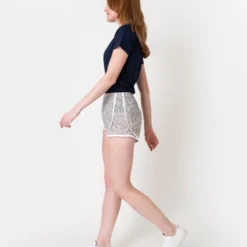 Track Short In Pink/Blue Simpson Trust Liberty Fabric 9 Track Short In Pink/Blue Simpson Trust Liberty Fabric -Modezzia Sales S66238 3