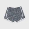 Track Short In Light Blue/Coral Star Anise Liberty Fabric