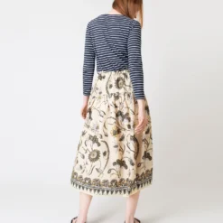 ULLA JOHNSON Ianna Skirt In Lemonbalm -Modezzia Sales S66467 6