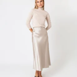Mare Slip Skirt In Birch Silk 10 Mare Slip Skirt In Birch Silk -Modezzia Sales S67278 2