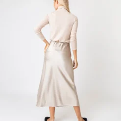 Mare Slip Skirt In Birch Silk 13 Mare Slip Skirt In Birch Silk -Modezzia Sales S67278 4