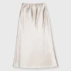 Mare Slip Skirt In Birch Silk -Modezzia Sales S67278 46