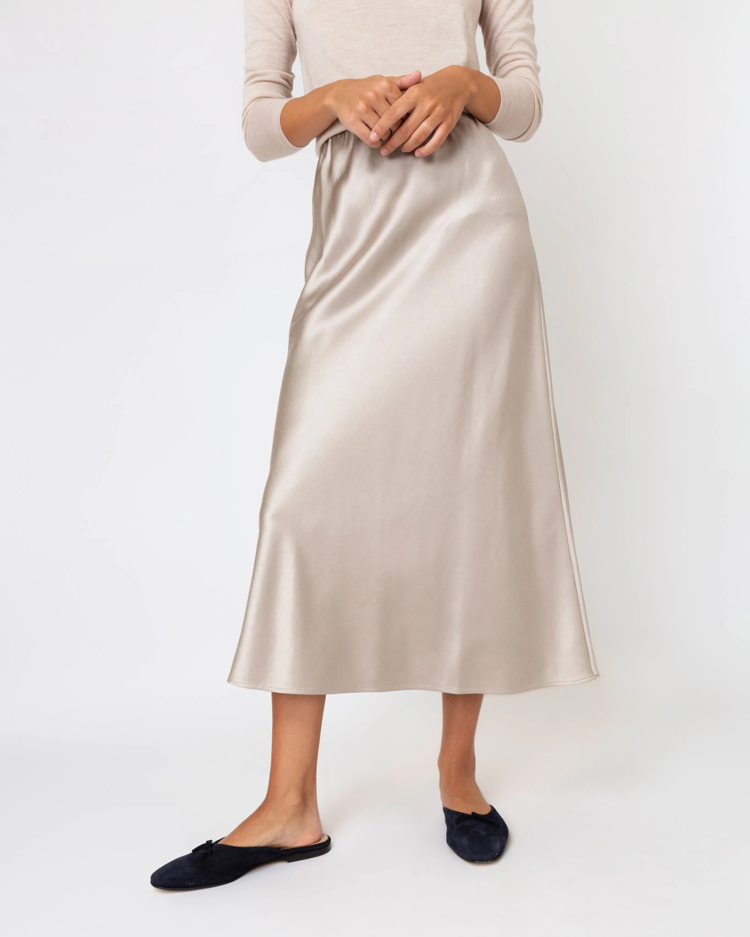 Mare Slip Skirt In Birch Silk 5 Mare Slip Skirt In Birch Silk - Image 3