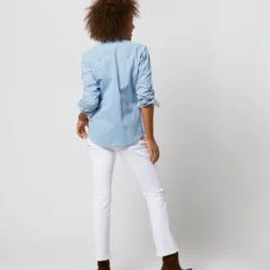 Western Shirt In Extra Lightwash Denim 14 Western Shirt In Extra Lightwash Denim -Modezzia Sales S67299 3 178a7a16 c10e 45b8 a541 65158fc823e7