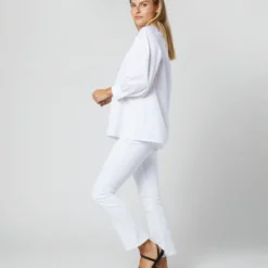 Maeve Smocking Top In White Poplin 13 Maeve Smocking Top In White Poplin -Modezzia Sales S70280 20