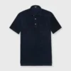 Short-Sleeved Polo In Navy Terry 2 Short-Sleeved Polo In Navy Terry -Modezzia Sales S70334 5