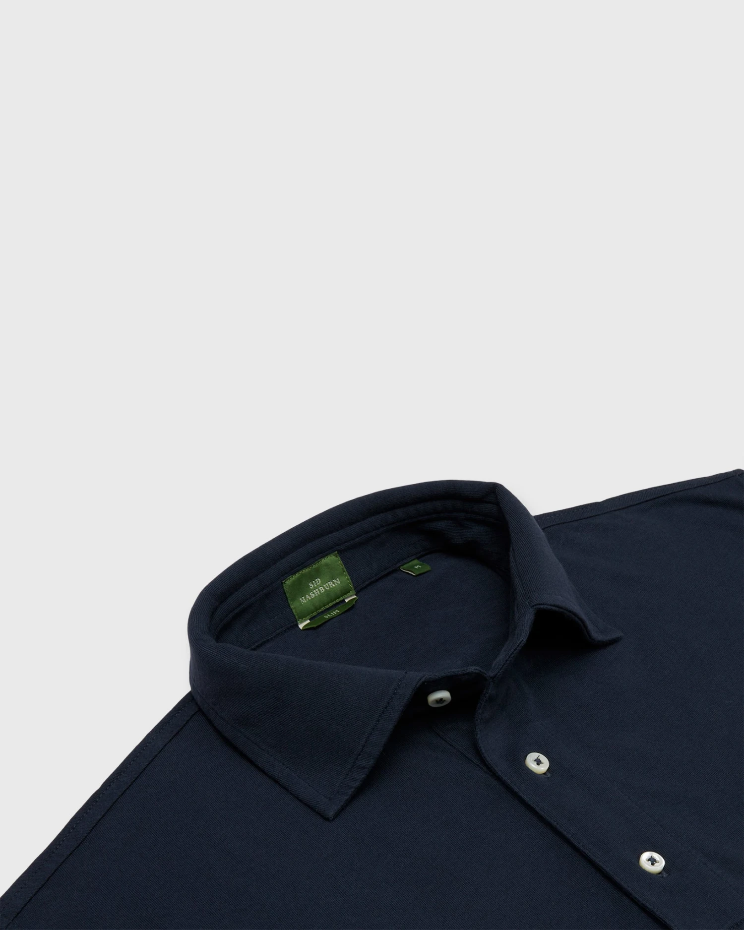 Slim-Fit Short-Sleeved Polo In Navy Jersey 4 Slim-Fit Short-Sleeved Polo In Navy Jersey - Image 2