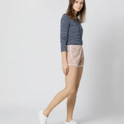 Track Short In Pink/Green Hannah Rose Liberty Fabric -Modezzia Sales S70485 5791