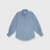 Anaya Popover Shirt In Extra Light Washed Cotolino Chambray -Modezzia Sales S70927 63