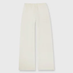 Fallon Pull-On Pant In Sand Garment-Dyed Stretch Poplin