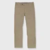 Garment-Dyed Sport Trouser In Mushroom Lightweight Twill -Modezzia Sales S71013 42