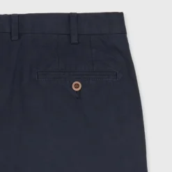 Garment-Dyed Sport Trouser In Navy Lightweight Twill 7 Garment-Dyed Sport Trouser In Navy Lightweight Twill -Modezzia Sales S71016 282