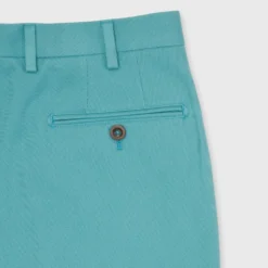 Sport Trouser In Norse Blue Cotton/Cashmere Twill 8 Sport Trouser In Norse Blue Cotton/Cashmere Twill -Modezzia Sales S71020 59