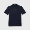 Short-Sleeved Polo In Olive/Navy Stripe Dark Oxford Pima Pique -Modezzia Sales S71037 42