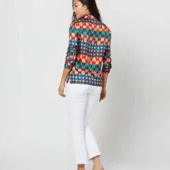 Boy Shirt In Mezzaluna Rainbow -Modezzia Sales S71143 3586