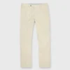 Garment-Dyed Sport Trouser In Sand Cotton/Silk Stretch Poplin -Modezzia Sales S71216 51