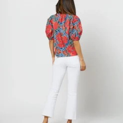 ULLA JOHNSON Tillie Top In Flamingo -Modezzia Sales S71220 3284
