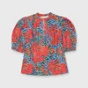 ULLA JOHNSON Tillie Top In Flamingo -Modezzia Sales S71220 72