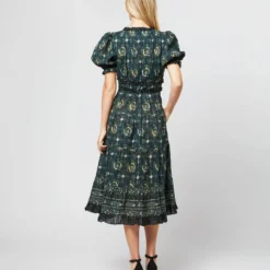 ULLA JOHNSON Elli Dress In Pacific -Modezzia Sales S71230 937