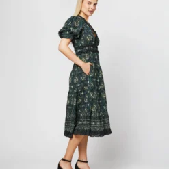 ULLA JOHNSON Elli Dress In Pacific -Modezzia Sales S71230 951