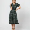 ULLA JOHNSON Elli Dress In Pacific -Modezzia Sales S71230 964