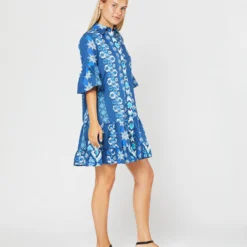 Choux Dress In Costiera Summer Popeline -Modezzia Sales S71233 32