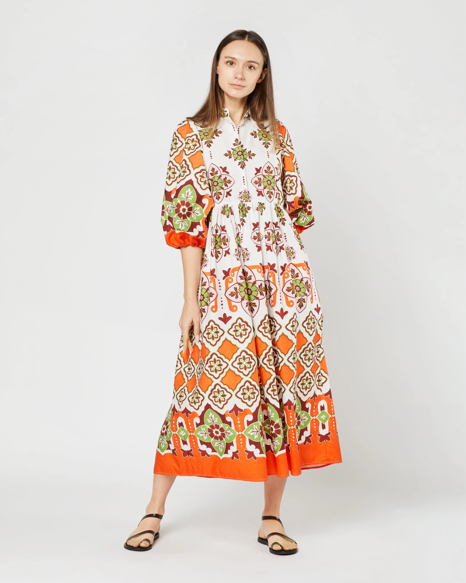 Portofino Dress In Partenope Summer Popeline 3 Portofino Dress In Partenope Summer Popeline