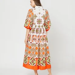 Portofino Dress In Partenope Summer Popeline 15 Portofino Dress In Partenope Summer Popeline -Modezzia Sales S71235 831