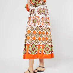 Portofino Dress In Partenope Summer Popeline 16 Portofino Dress In Partenope Summer Popeline -Modezzia Sales S71235 872