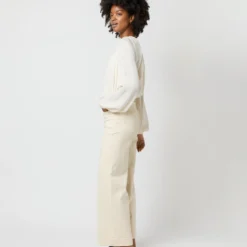 Alex Top In Ivory Double Georgette Silk 16 Alex Top In Ivory Double Georgette Silk -Modezzia Sales S71360 2800