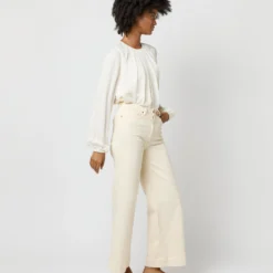 Alex Top In Ivory Double Georgette Silk 15 Alex Top In Ivory Double Georgette Silk -Modezzia Sales S71360 2809