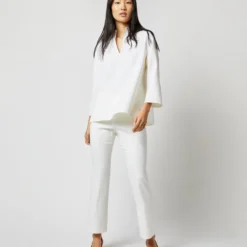 Faye Flare Cropped Pant In Ivory Double-Weave Wool -Modezzia Sales S71387 2402 ac51471b 9d6a 4008 9d3b 45c82d2ed344