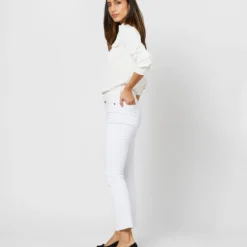 Hannah Blouse In Ivory Silk Crepe De Chine -Modezzia Sales S71401 1518