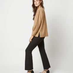 Violet Top In Camel Hair Flannel -Modezzia Sales S71412 3954