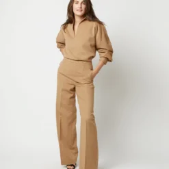 Hutton Pant In Camel Hair Flannel 18 Hutton Pant In Camel Hair Flannel -Modezzia Sales S71414 4215