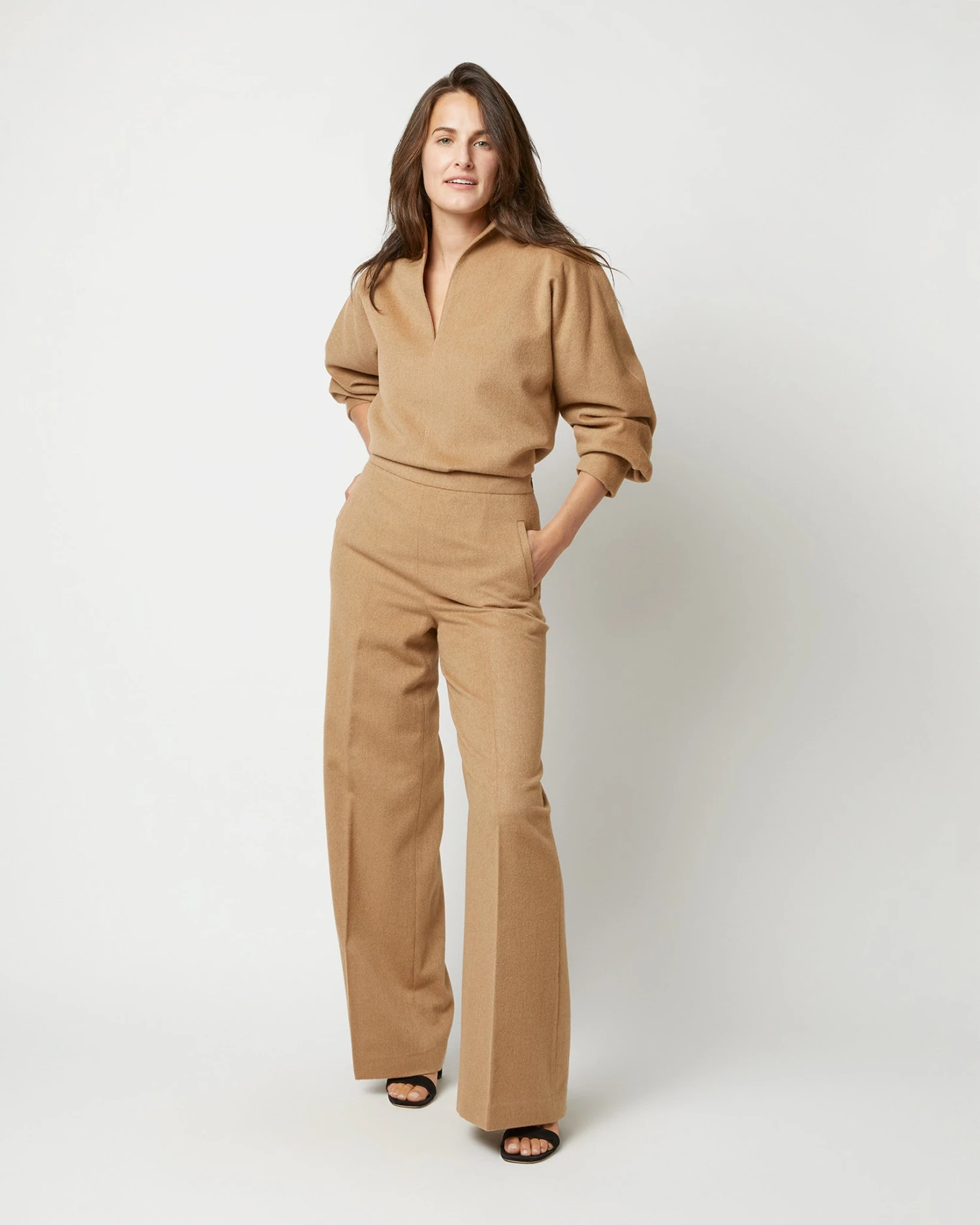Hutton Pant In Camel Hair Flannel 10 Hutton Pant In Camel Hair Flannel - Image 8