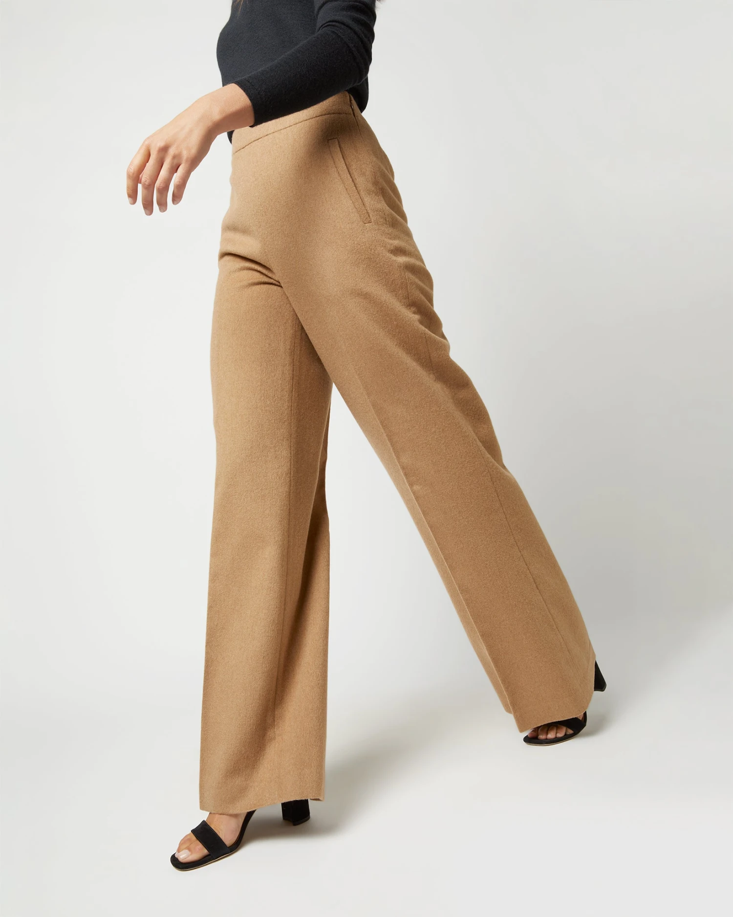 Hutton Pant In Camel Hair Flannel 8 Hutton Pant In Camel Hair Flannel - Image 6