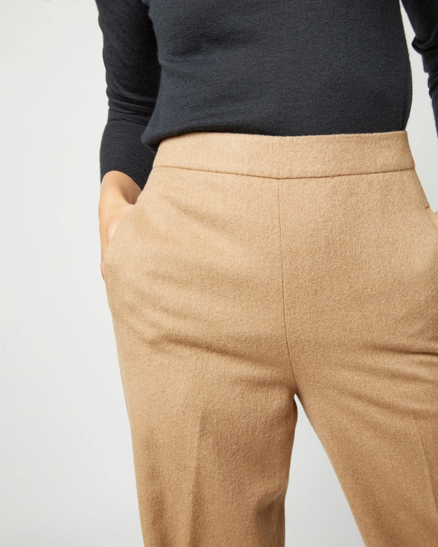 Hutton Pant In Camel Hair Flannel 9 Hutton Pant In Camel Hair Flannel - Image 7