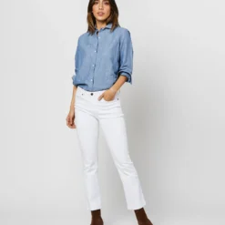 Understudy Shirt In Extra Light Washed Cotolino Chambray 13 Understudy Shirt In Extra Light Washed Cotolino Chambray -Modezzia Sales S71427 1910