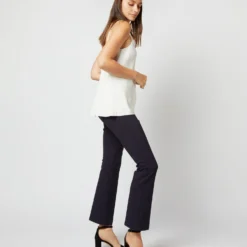 Camisole In Ivory Silk Crepe De Chine -Modezzia Sales S71622 1467