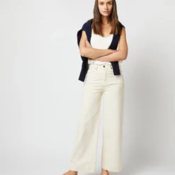 Camisole In Ivory Silk Crepe De Chine -Modezzia Sales S71622 1752