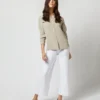 Hannah Blouse In Birch Silk Crepe De Chine -Modezzia Sales S71628 894
